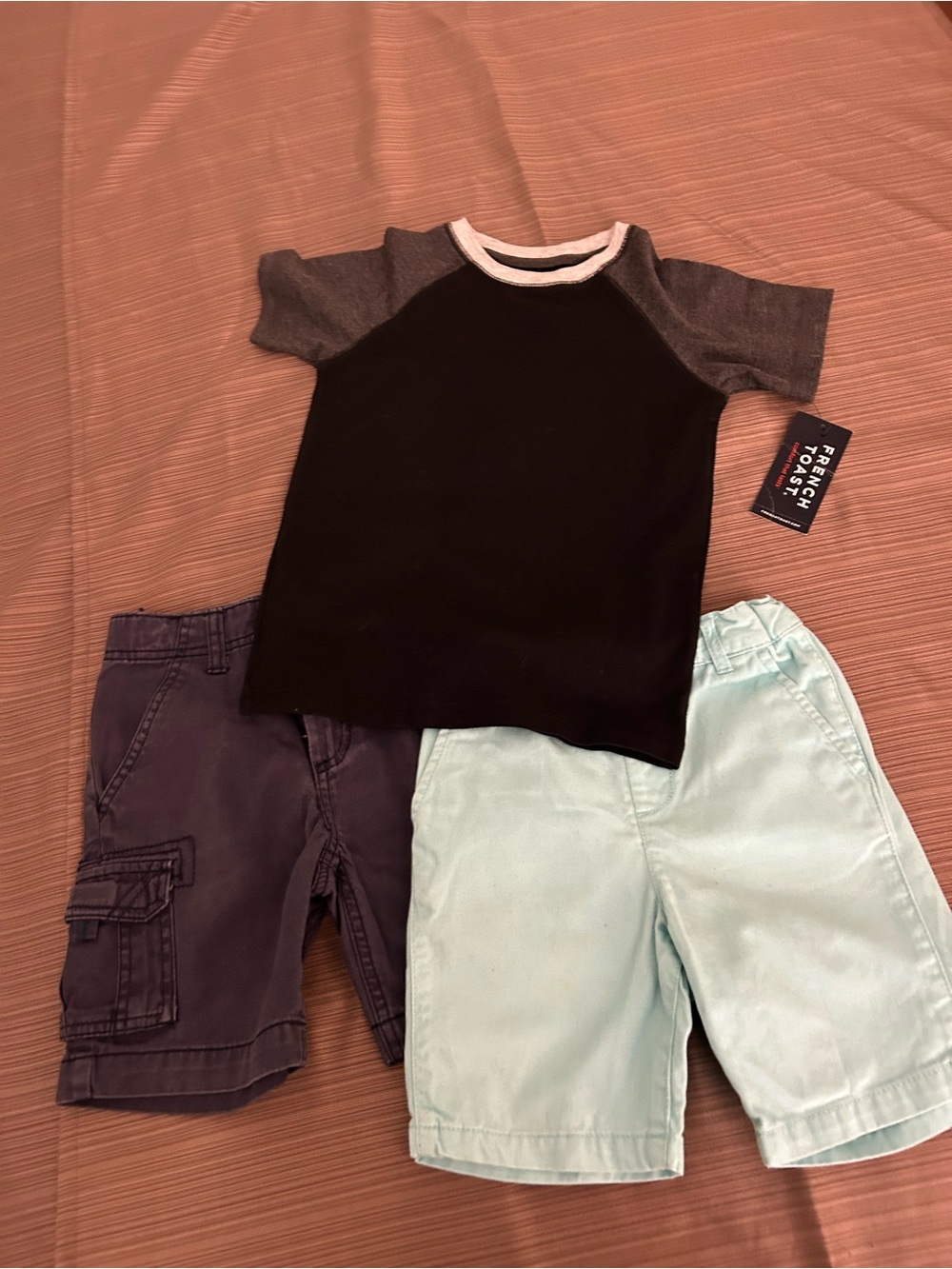 Boys Size 5-6 Clothing Lot Summer Shirts Shorts (children’s place, French toast,